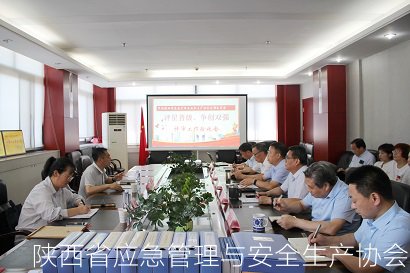 陕西省应急管理与安全生产协会党支部 迎接“评星晋级、争创双强”评审工作验收